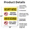Signmission Weapon Free Zone Bilingual OSHA Security Notice Sign, Plastic, 18in W x 24in L, 2PK OS-2PACK-SN-P-1824-L-11684 - alternate 4